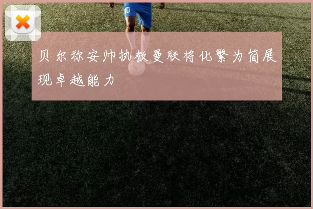 贝尔称安帅执教曼联将化繁为简展现卓越能力